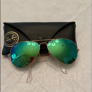 Ray-Ban Polarized Aviator Flash Lenses